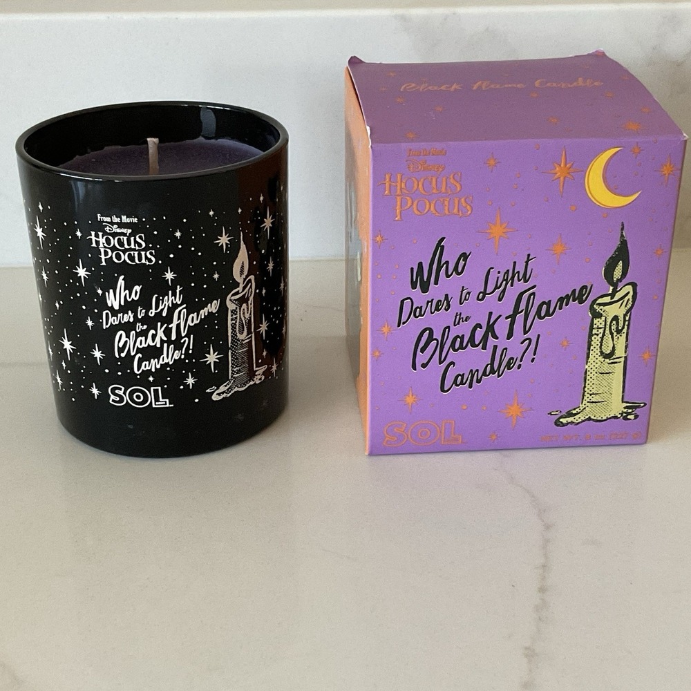 Colourpop Disney Hocus Pocus SOL Black Flame Candle NIB Halloween Witches
